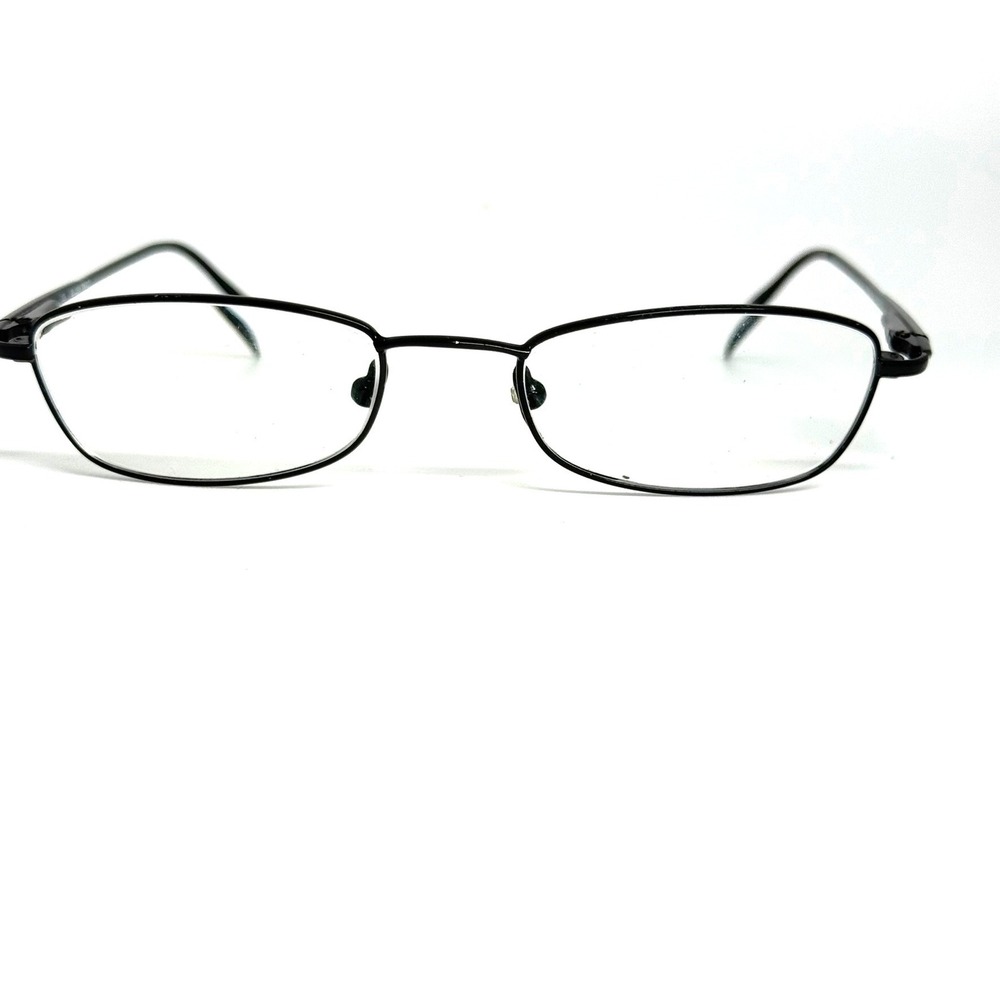 Ellen Tracy ET 252 BLK Black Oval Metal Full Rim Eyeglass Frames 47-18-132